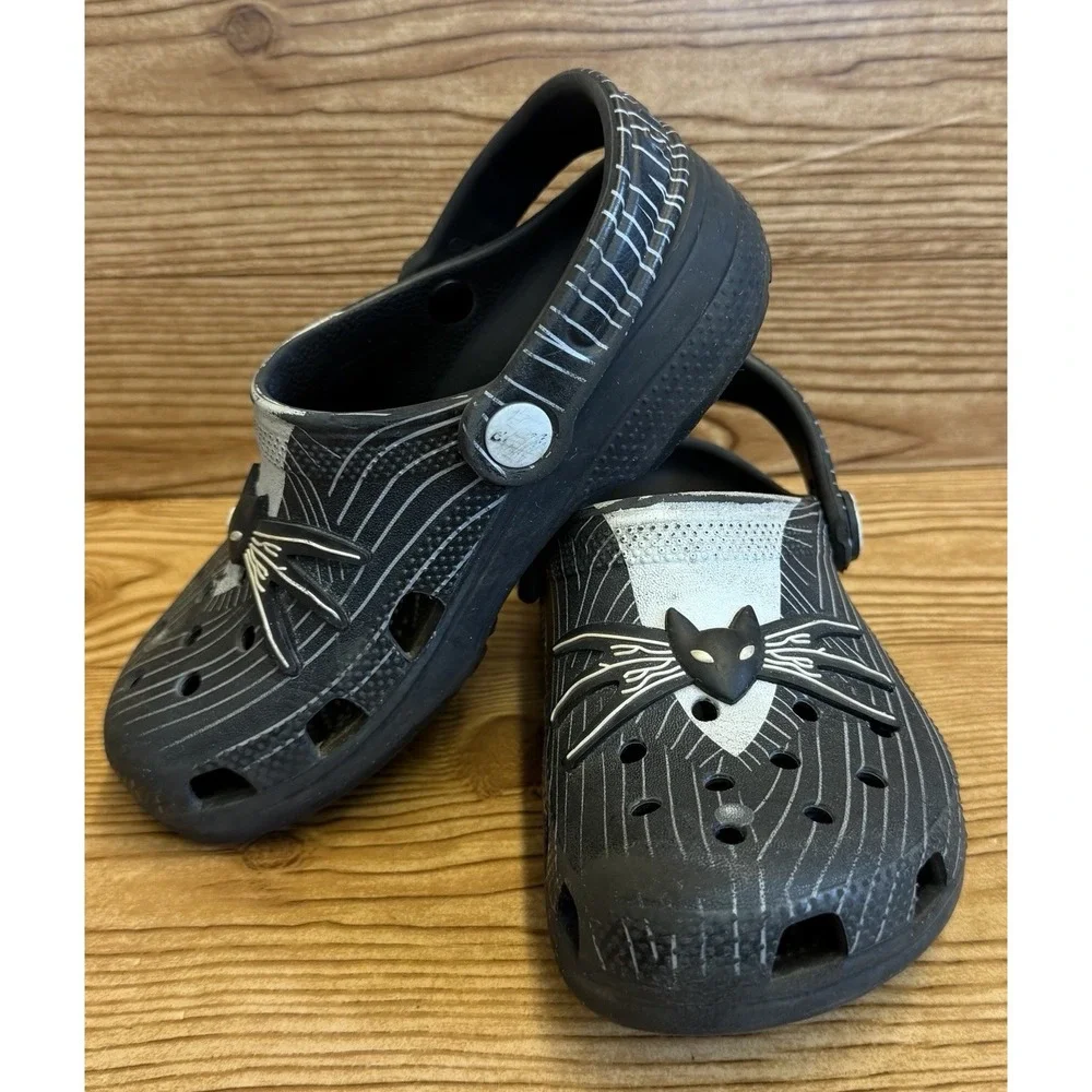 Crocs Nightmare‎ Before Christmas Clogs Jack Skellington Junior Child Sz 1